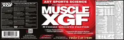 Label for Muscle XGF Vanilla Ice Cream