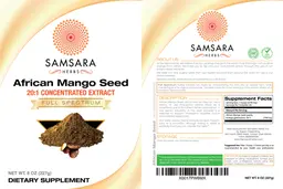 Label for African Mango Seed