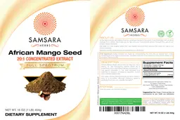 Label for African Mango Seed