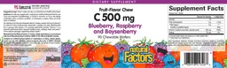 Label for C 500 mg Fruit-Flavor Chew