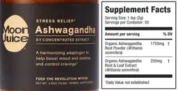 Label for Ashwagandha