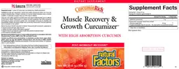 Label for Muscle Recovery & Growth Curcumizer