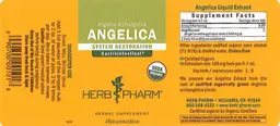 Label for Angelica