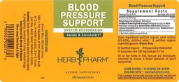 Label for Blood Pressure Support