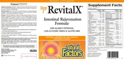 Label for RevitalX Step 1