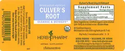 Label for Culver's Root