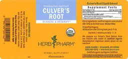 Label for Culver's Root