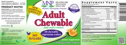 Adult Chewable Daily Multi Vitamin Orang