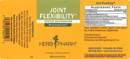 Label for Joint Flexibility