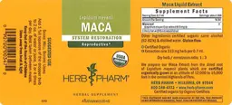 Label for Maca