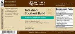 Label for Intestinal Soothe & Build