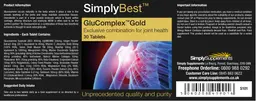 Label for GluComplex Gold