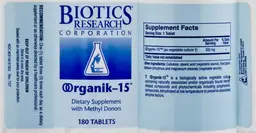 Label for OOrganik-15