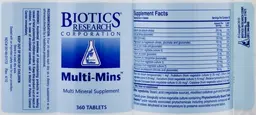 Label for Multi-Mins