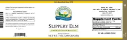 Label for Slippery Elm