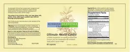 Label for Ultimate Health Cardio