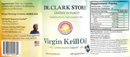 Label for Virgin Krill Oil 500 mg