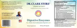 Label for Digestive Enzymes 700 mg