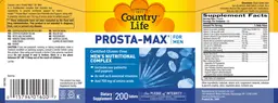 Label for Prosta-Max For Men