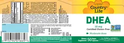 Label for DHEA 10 mg