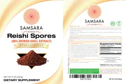 Label for Reishi Spores