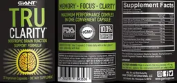 Label for Tru Clarity