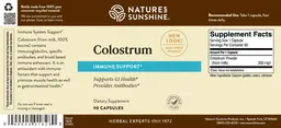 Label for Colostrum