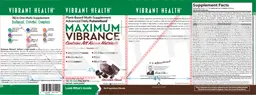Label for Maximum Vibrance Chocolate Chunk