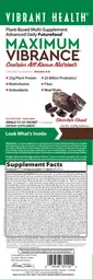Label for Maximum Vibrance Chocolate Chunk