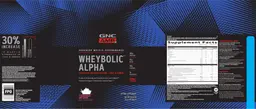 Label for Wheybolic Alpha Strawberries and Cream