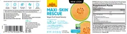 Label for Maxi-Skin Rescue Flavorless Powder