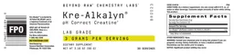 Label for Kre-Alkalyn