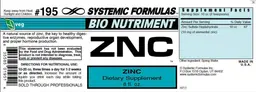ZNC Zinc