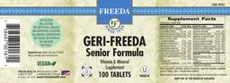 Label for Geri-Freeda Senior Formula