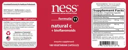 Label for Formula 11 Natural C + Bioflavonoids