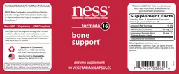 Label for Formula 16 Bone Support