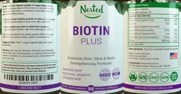 Label for Biotin Plus