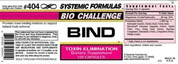 Label for BIND Toxin Elimination