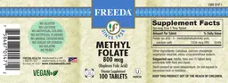 Label for Methyl Folate 800 mcg