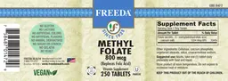 Label for Methyl Folate 800 mcg