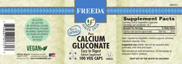 Label for Pure Calcium Gluconate