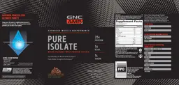 Label for Pure Isolate Chocolate Frosting