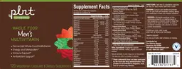Label for Whole Food Men's Multivitamin