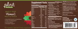Label for Whole Food Women's Multivitamin