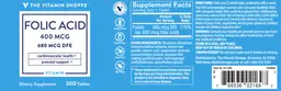 Label for Folic Acid 400 mcg 680 mcg DFE
