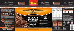 Label for Super Advanced Isolate Protein Chocolate