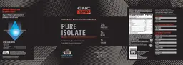 Label for Pure Isolate Cookies & Cream