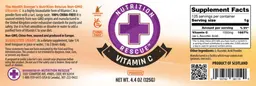 Label for Vitamin C Powder