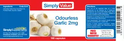 Odourless Garlic 2 mg