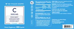 Label for C 1000 mg